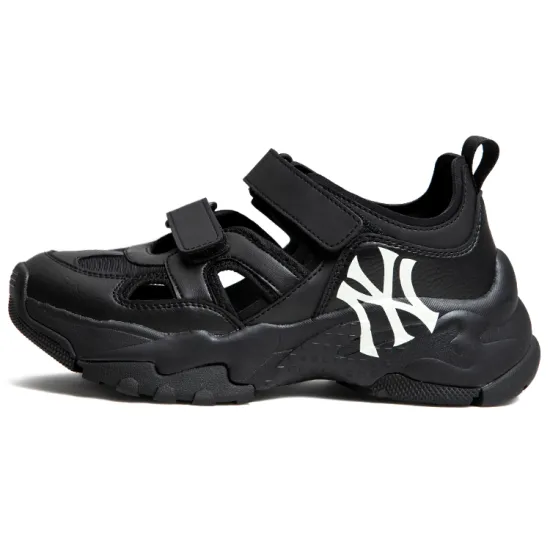 MLB Sandal Chunky Mask Wear Resistant Sports Sandals Unisex Black