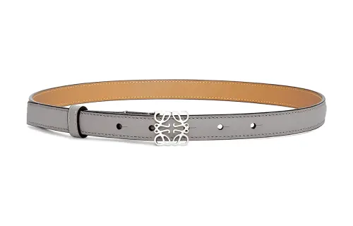LOEWE Leather Belts Women's Gray