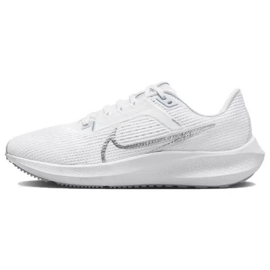 Nike Pegasus 40 White Metallic Silver Women's