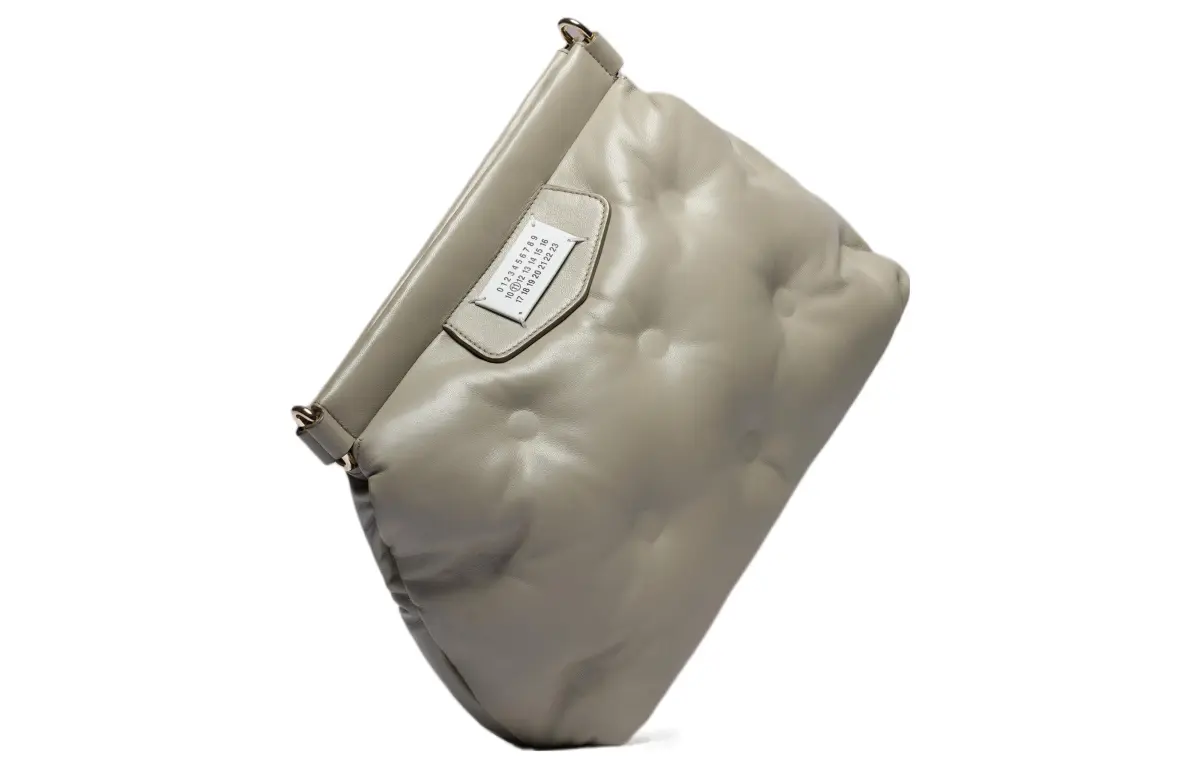 Maison Margiela Nappa Leather Handheld Shoulder Bag Women's Beige