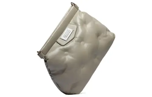 Maison Margiela Nappa Leather Handheld Shoulder Bag Women's Beige
