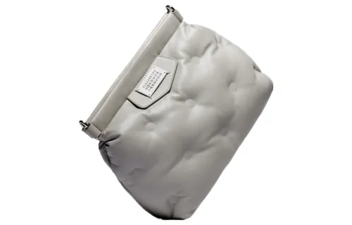 Maison Margiela Nappa Leather Handheld Shoulder Bag Women's Gray