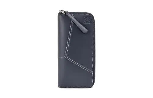 LOEWE Smooth Calfskin Wallet Men's Ocean Blue