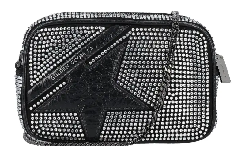 Star leather crossbody bag