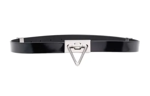Bottega Veneta Leather Belts Women's Black 2cm