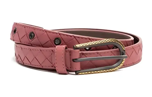Bottega Veneta Leather Belts Women's Brown /
