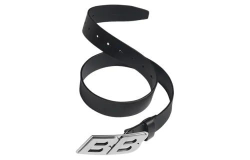 Balenciaga Men's Moto Logo Belt
