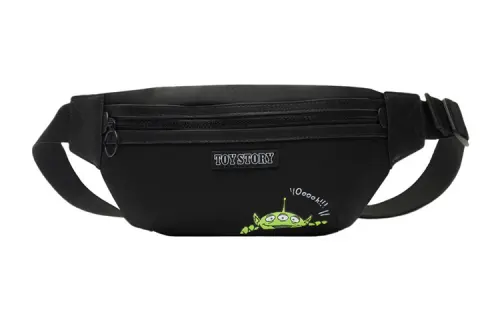 Li Ning Sports Life Collection Polyester Sling Bag, Fanny Pack Regular Unisex Black