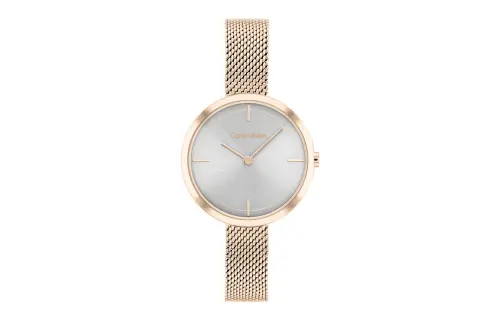CALVIN KLEIN Wind Style Collection Wrist Watches Quartz Movement Stainless Steel Strap Gray Dial Women's Watch