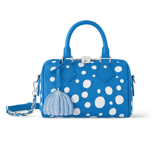 LOUIS VUITTON Lv X Ky Speedy Bandouliere 20 Blue/White