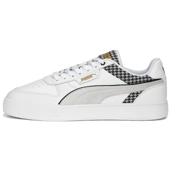 PUMA Caven Skateboarding Shoes Unisex Low-top White/gray/black
