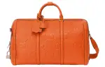 GUCCI Leather Handbag, Shoulder Bag, Crossbody Bag, Travel Bag Men's Orange
