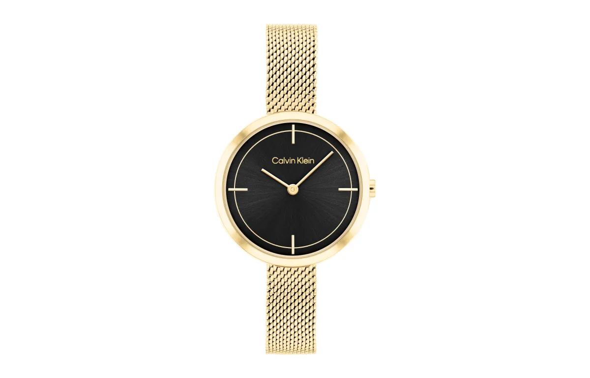 CK/Calvin Klein Wind Style Collection Wrist Watches Quartz Movement Black Dial Women's Watch 25200186