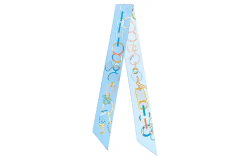 Hermès Pre Owned Do Re Boucles Silk Twilly