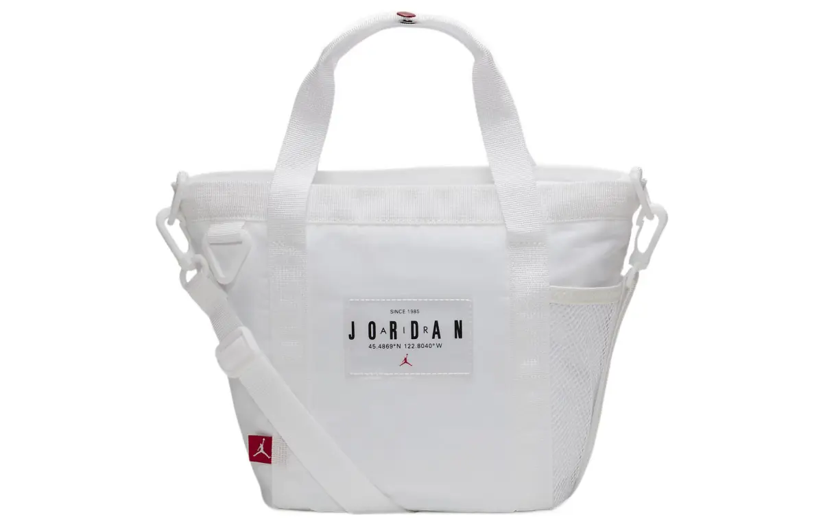 Jordan Polyester One Shoulder Handbag Regular Women's White