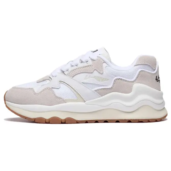 LiNing 001 Casual Shoes Men Low-Top White Gray