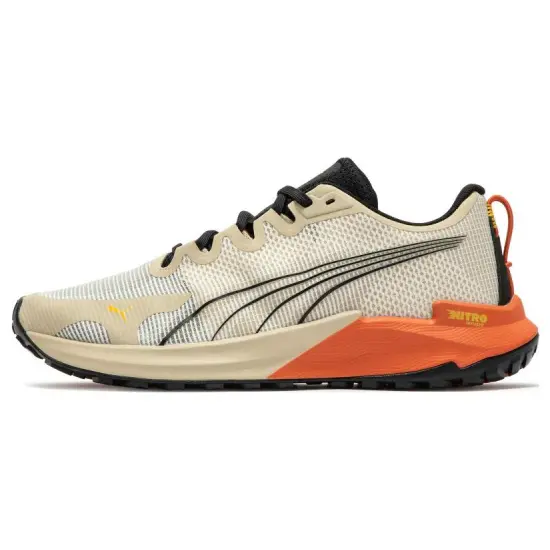 PUMA Fast-Trac Nitro Running Shoes Men Low-top Beige/black/orange