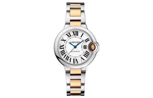 CARTIER Blue Balloon Collection Automatic Mechanical Movement Women's Watch 33mm White Dial