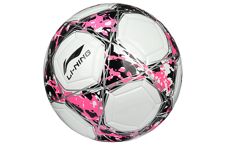 Li Ning Size 4 Soccer Ball TPU Seamless Thermal bonding Unisex Black Pink Patchwork