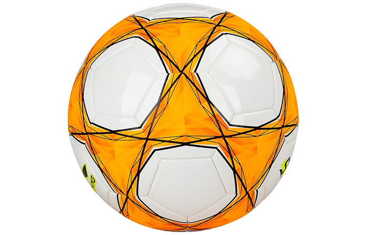 Li Ning Size 5 Soccer Ball PVC Seamless Thermal bonding Unisex Orange White