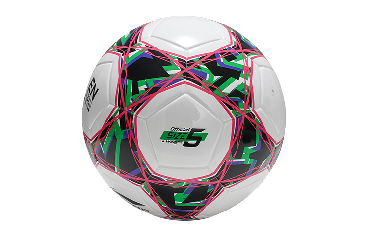 Li Ning Size 5 Soccer Ball TPU Seamless Thermal bonding Unisex Red Green Multicolor