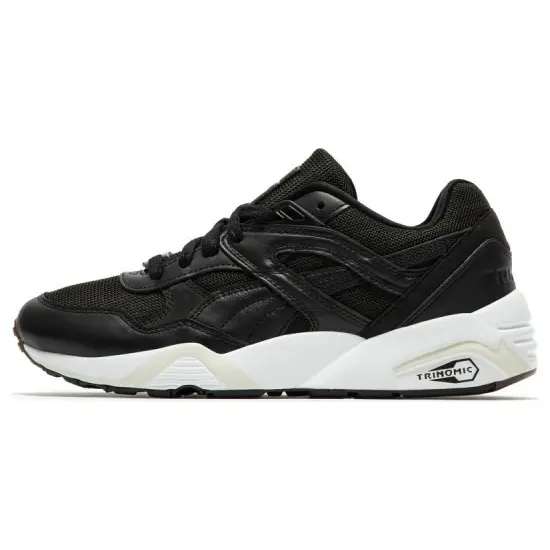 PUMA R698 Lifestyle Shoes Unisex Low-top Black/white