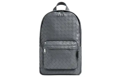 Bottega Veneta Cow Leather Backpack Small Men's Gray