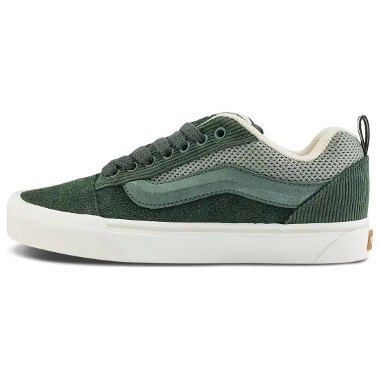 Vans Knu Skool Skateboarding Shoes Unisex Low-top Green/white