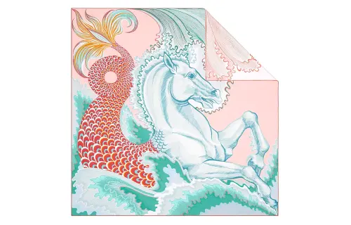 HERMES Cheval Scarves Women's Multicolor