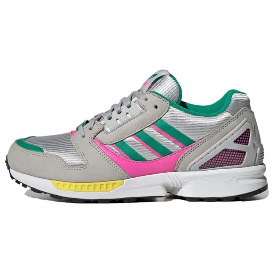 Adidas Originals Zx 8000 Grey Court Green Screaming Pink