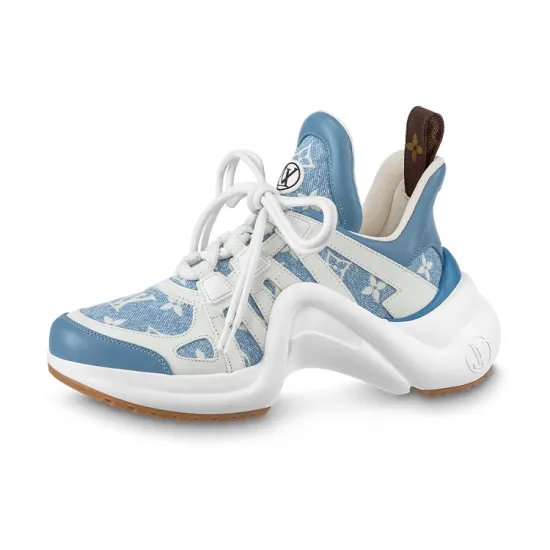 LOUIS VUITTON Archlight 1.0 Sneakers 'Denim Monogram' Women's