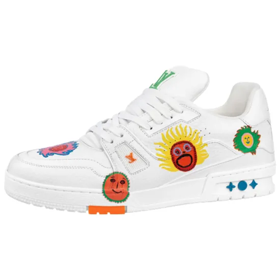 LOUIS VUITTON Trainer Stylish Skateboarding Shoes Unisex