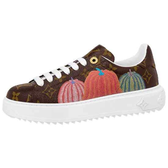 LOUIS VUITTON X Yk Academy Time Out Sneakers 'Brown Monogram With Icons' Women's