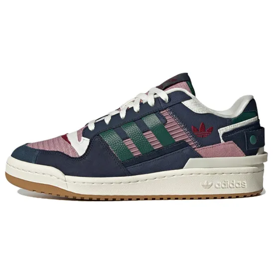 Adidas Originals FORUM Skateboard Shoes Unisex Low-top Cyan/violet