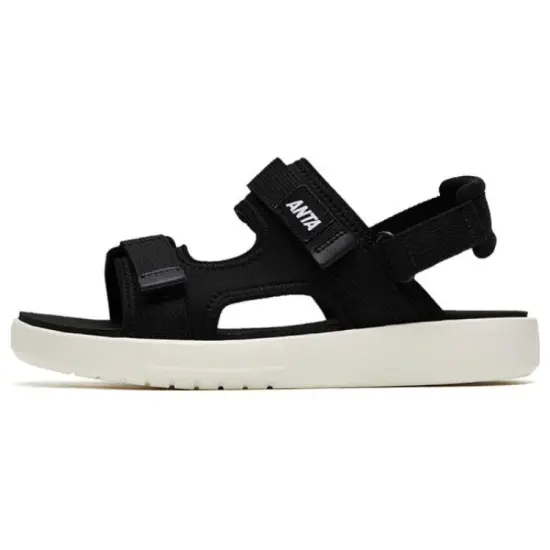 ANTA Beach Sandals Women's Black White
