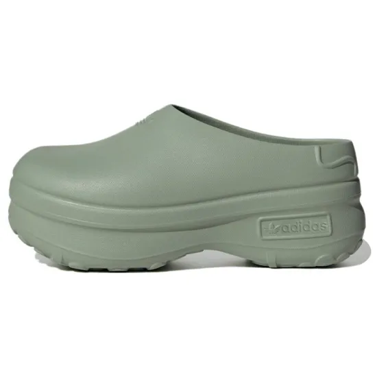 Adidas AdiFOM Stan Smith Mule Silver Green Women's