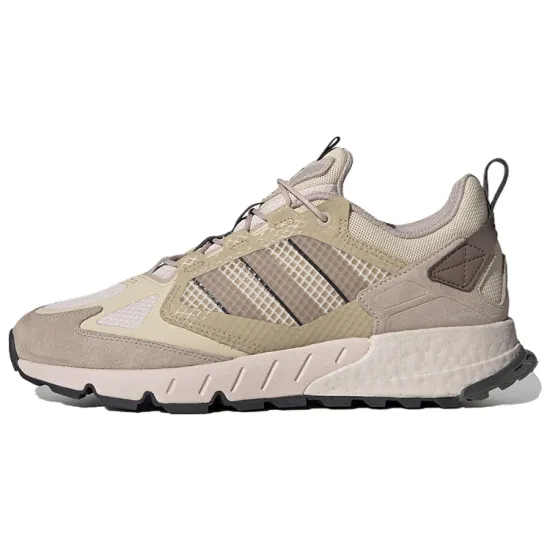 adidas originals ZX 1K Boost 2.0 Running Shoes Unisex Low-top Brown/Taupe