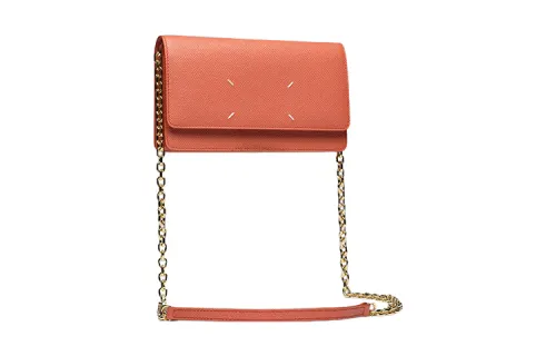 Maison Margiela Calfskin Wallet Women's Mango Orange