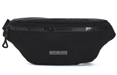 FILA Fabric Sling Bag Small Unisex Black