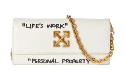 【Previous Season】Jitney slogan-print wallet