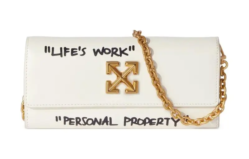 【Previous Season】Jitney slogan-print wallet