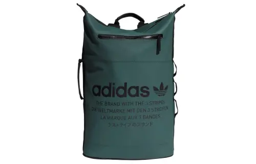 Adidas Originals Polyurethane Backpack Unisex Dark Green