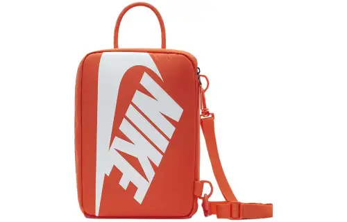 Nike Fabric Shoe Box Bag, Handbag, Shoulder Bag, Crossbody Bag Unisex Orange