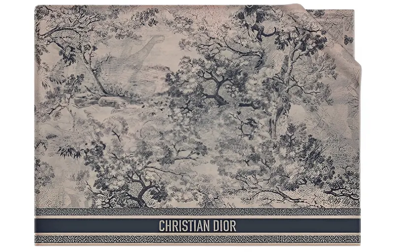 DIOR Knit Scarves Women's Black