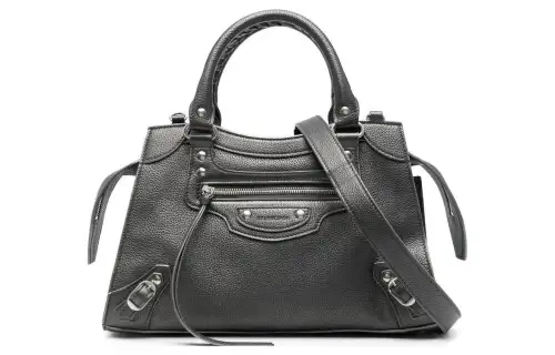 Balenciaga Neo Classic Calfskin Shoulder Bag, Crossbody Bag, Handbag Women's Bronze Gray