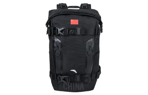 Anta Nylon Backpack Regular Unisex Black