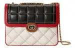GUCCI Leather Portable Crossbody Bag, Shoulder Bag Women's