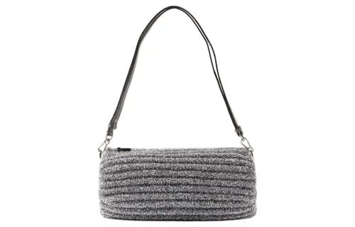 LOEWE Fabric One Shoulder Handbag Women's Gray