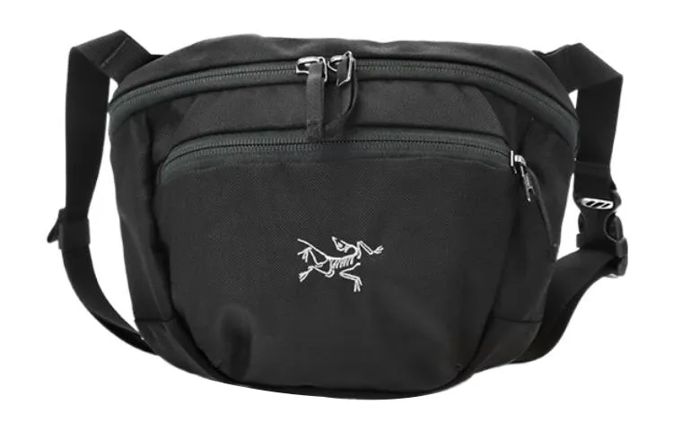 Arc'teryx 2L One Shoulder Crossbody Fanny Pack Outdoor Bag Polyester Black Unisex