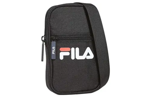 FILA Polyester Crossbody Bag, Shoulder Bag Unisex Black